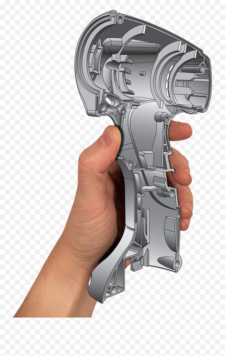 Scanning Services 3d Scanning U0026 Measurement Services T3dmc - Aluminium Alloy Emoji,Transparent Hand Holding Gun