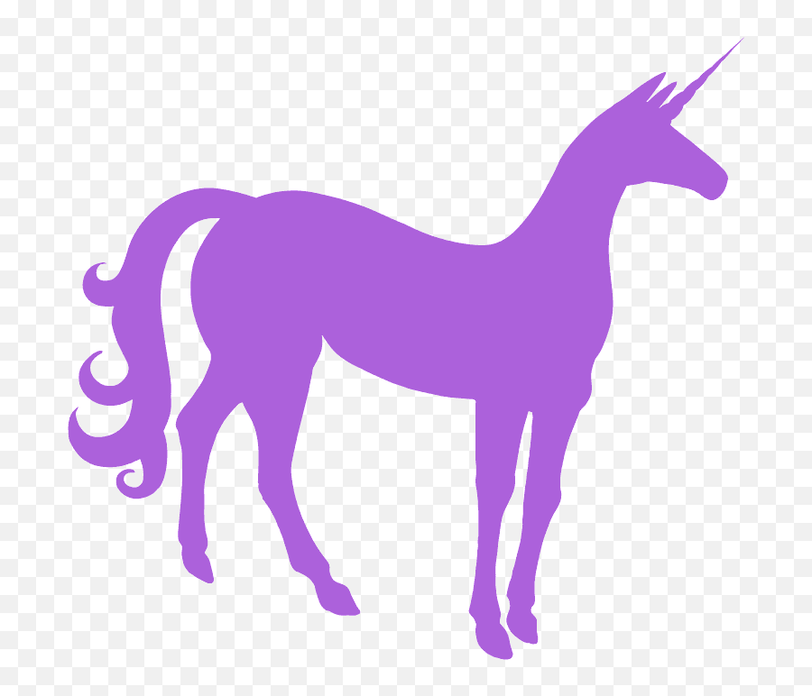 Unicorn Silhouette - Free Vector Silhouettes Creazilla Desenho Cavalo Sem Fundo Emoji,Unicorn Silhouette Png