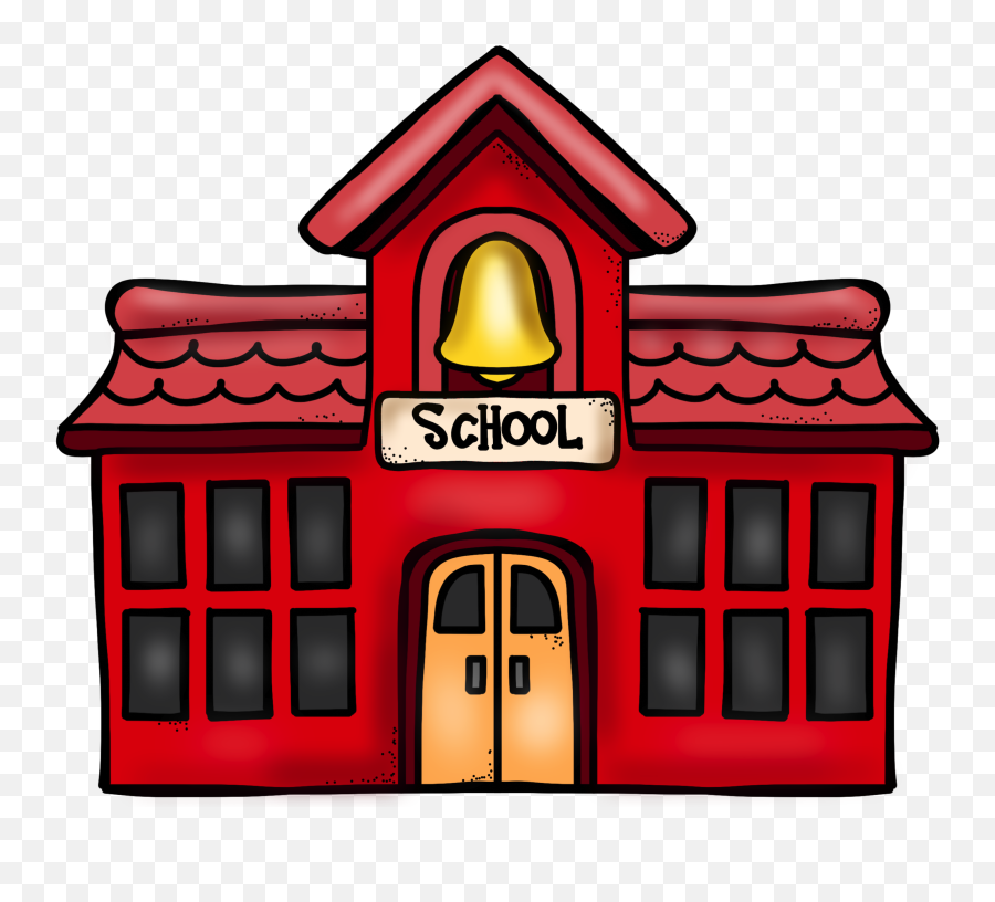 School House Cartoon 9 - Cartoon School Png Emoji,School House Clipart