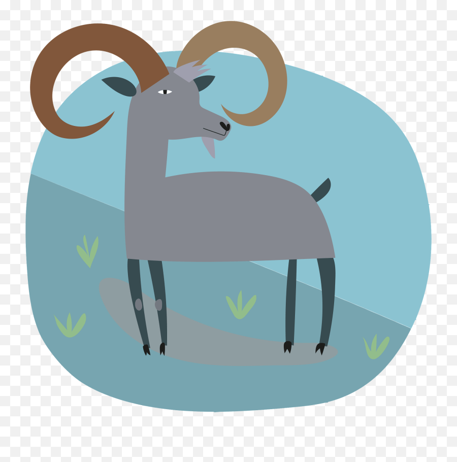 Goat Clipart - Animal Figure Emoji,Goat Clipart