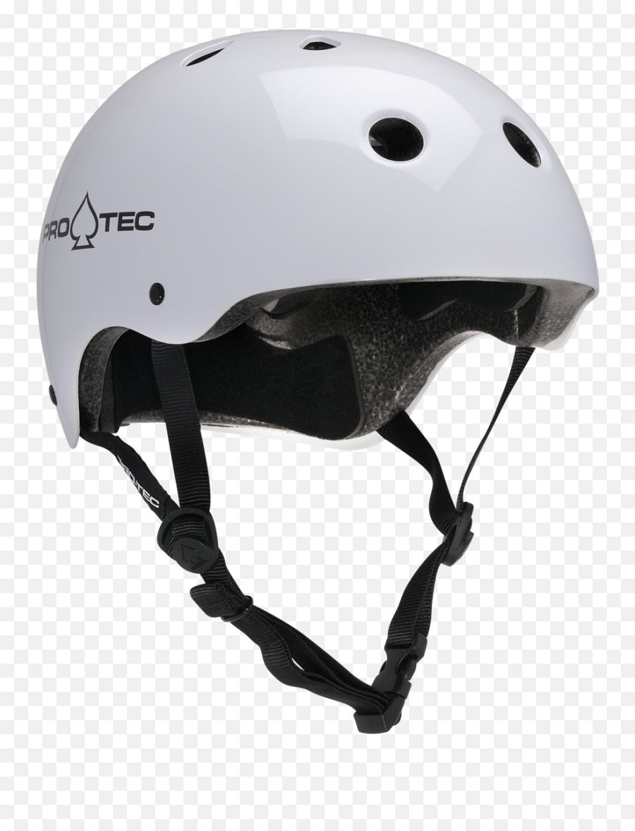Classic - Gloss White Spade Certified Protec Helmets Helmet Protec Emoji,Spade Logo
