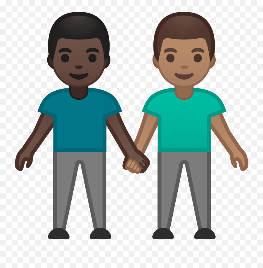 Men Holding Hands Emoji Clipart - Google Men Holding Hands Emoji,Men Clipart