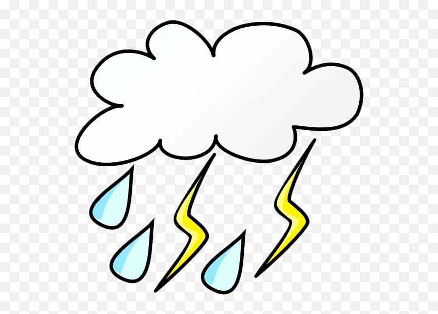 Cartoon Rain Cloud Clipart - Clip Art Bay Weather Clip Art Emoji,Cloud Clipart