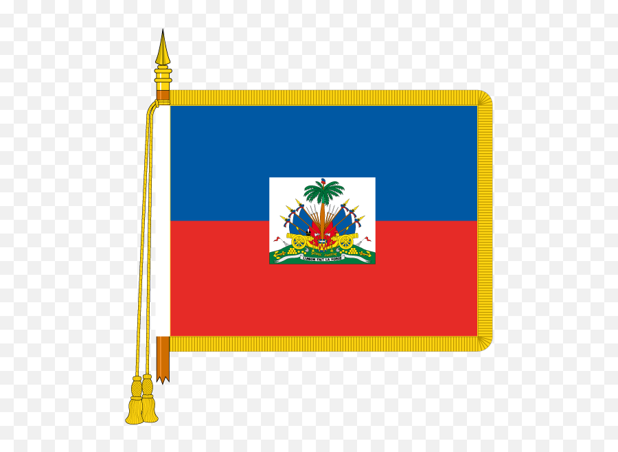 Buy Ceremonial Haiti Flag Online High Quality Handmade Emoji,Honduras Flag Png