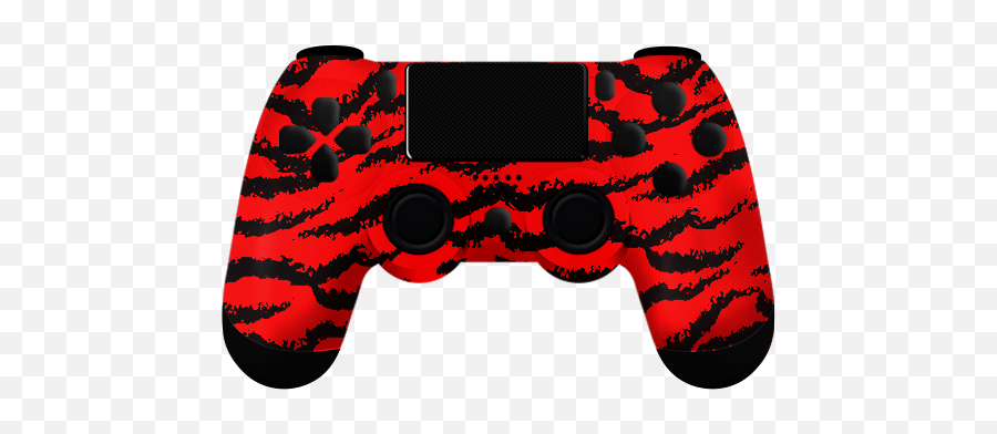 Download Red Tiger Controllers Ps4 - Playstation 4 Png Image Emoji,Playstation 4 Png