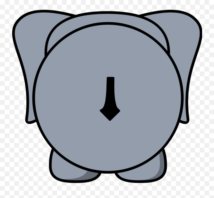 Elephant Cartoon Drawing - Elephant Face Clipart Png Emoji,Elephant Head Clipart