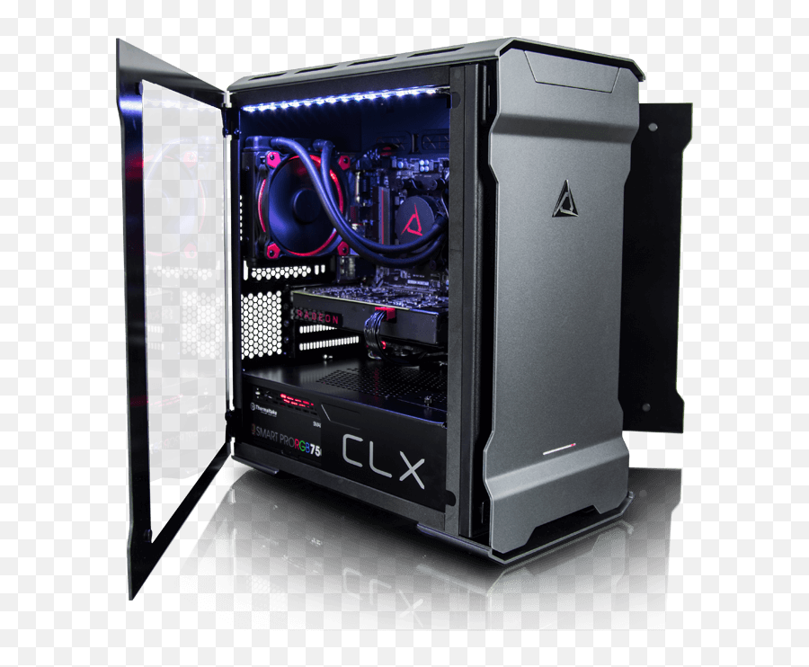 Download Clx Gaming Pc Kit Image - Computer Case Full Size Emoji,Transparent Cpu Case