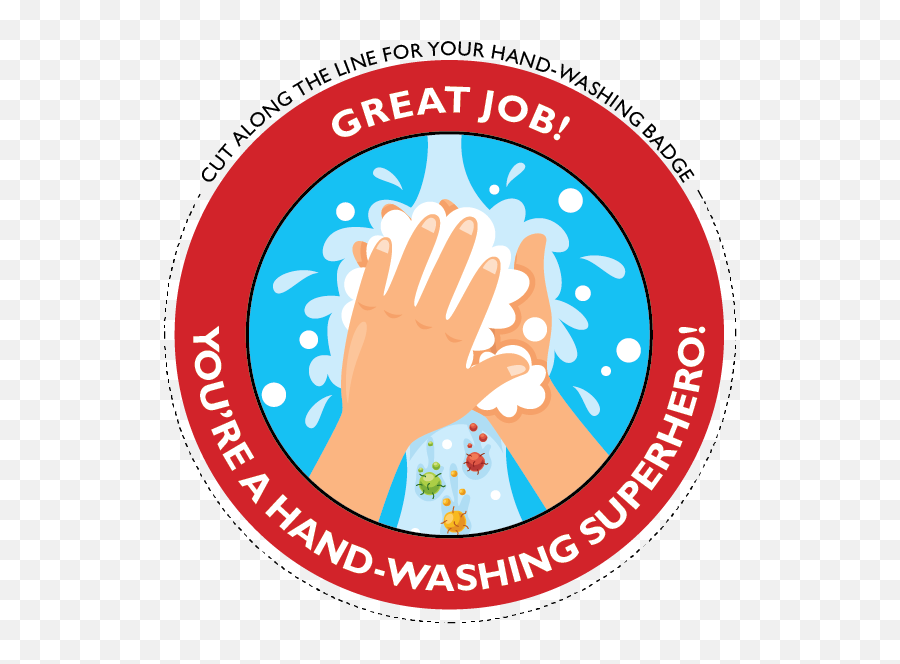 Hand - Washing And Coronavirus Prevention For Children Emoji,Child Raising Hand Clipart
