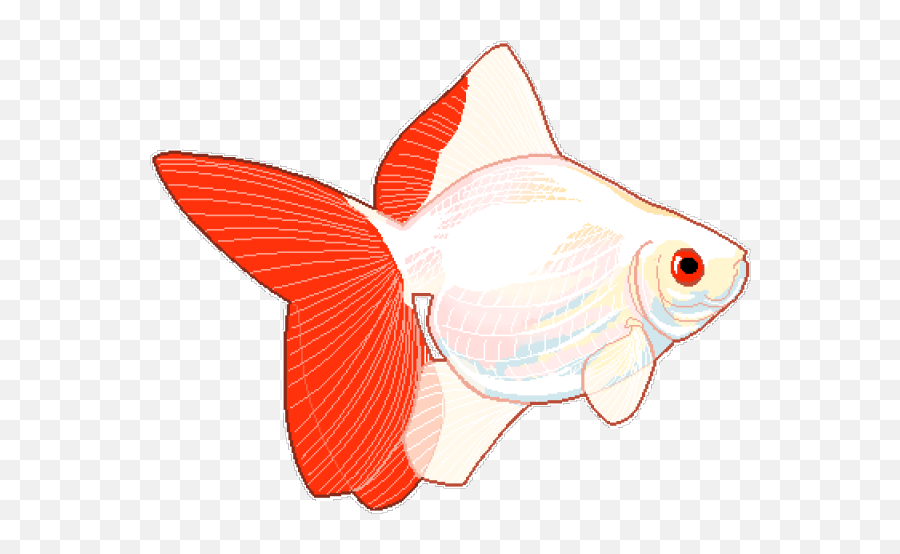 Goldfish Clipart Transparent Tumblr - Fish Drawing Goldfish Emoji,Goldfish Clipart