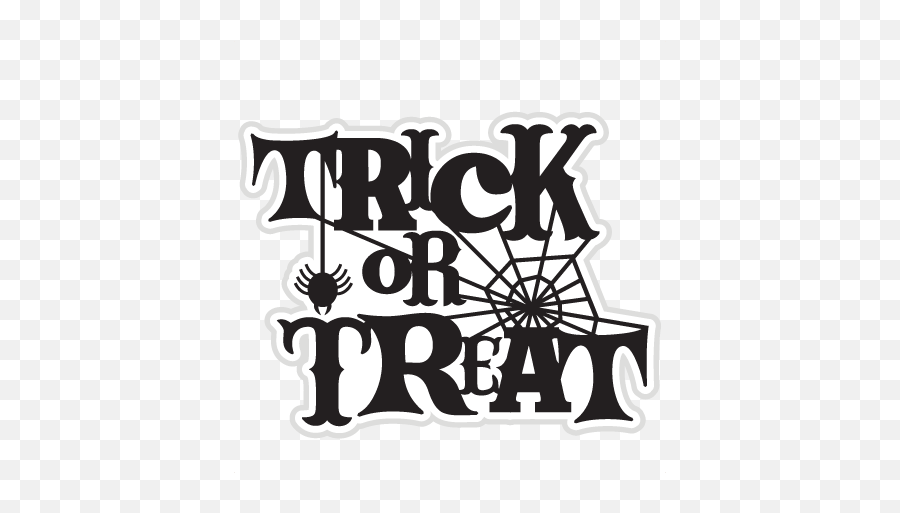 Trick - Trick Or Treat Sign Png Emoji,Trick Or Treat Clipart