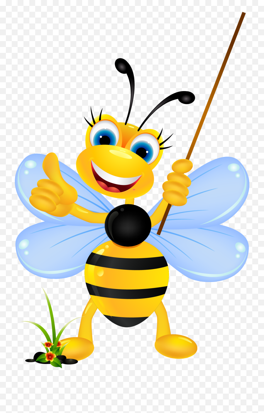 Bee Cartoon Stock Photography Clip Art - Beautiful Bees Emoji,Bees Clipart