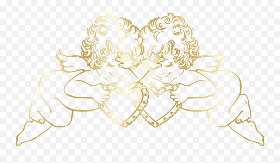 Download Angel Clipart Decorative - Transparent Gold Angels Gold Angels Emoji,Angels Png