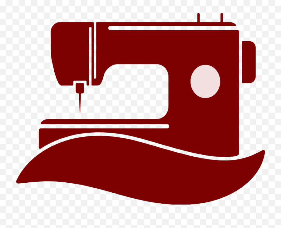 Red Clipart Sewing Machine Red Sewing - Red Sewing Machine Clipart Emoji,Sewing Machine Clipart
