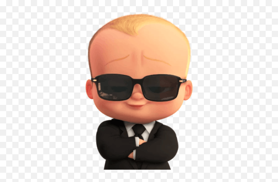 Download Infant Animation Youtube Sticker Free Transparent - Boss Baby Shades Emoji,Youtube Transparent