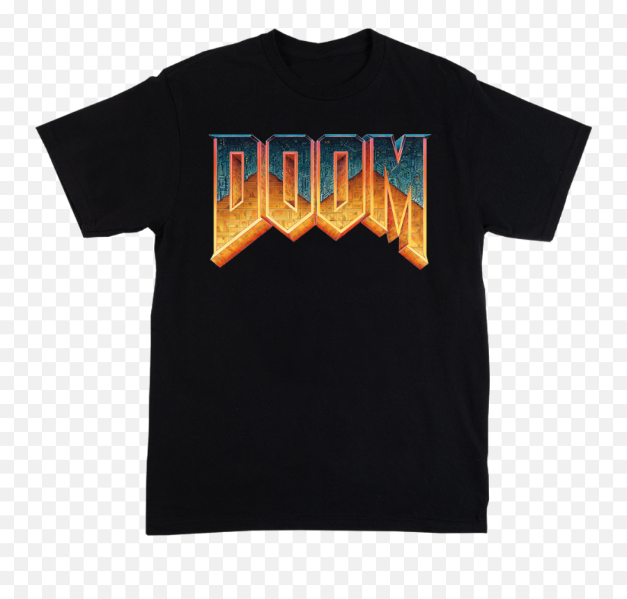 Doom Iconic Logo Tee - Doom Emoji,Doom Logo
