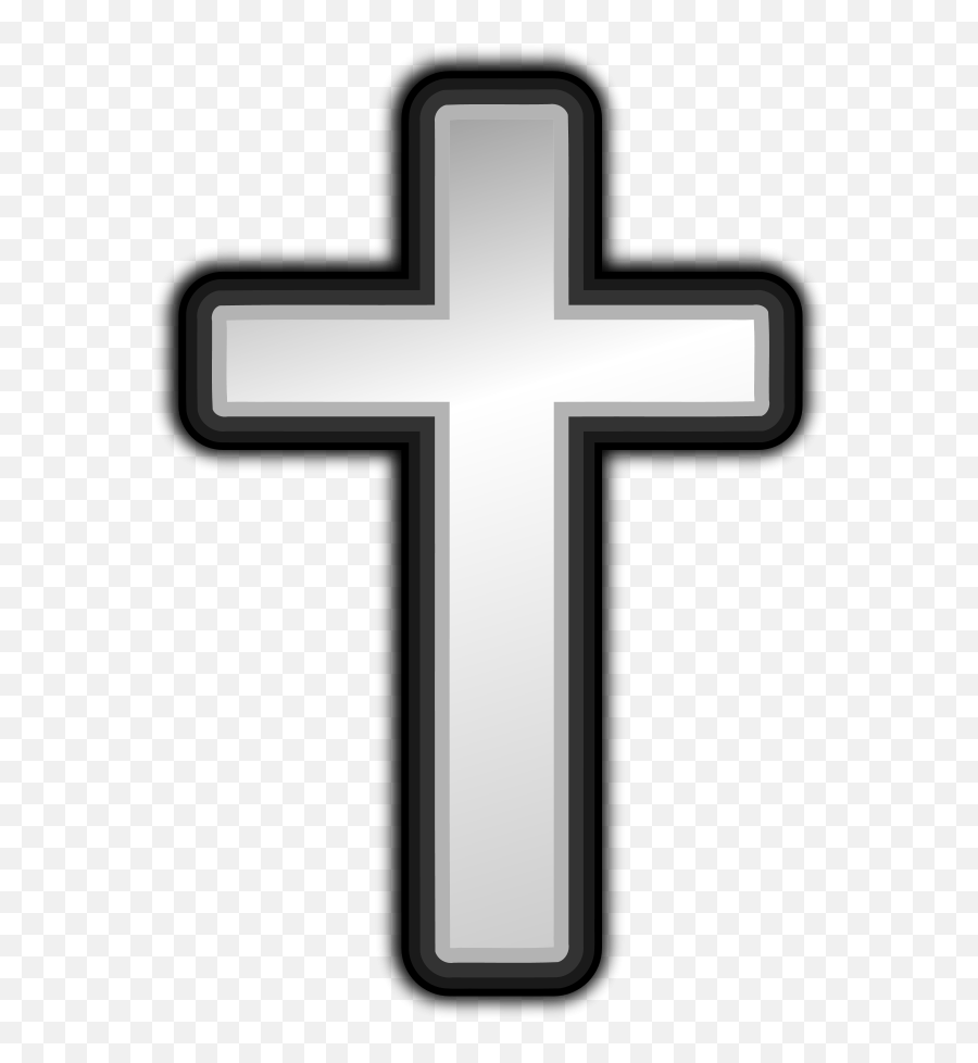 Library Of Free Religious Cross Picture - Transparent Silver Cross Png Emoji,Religious Clipart
