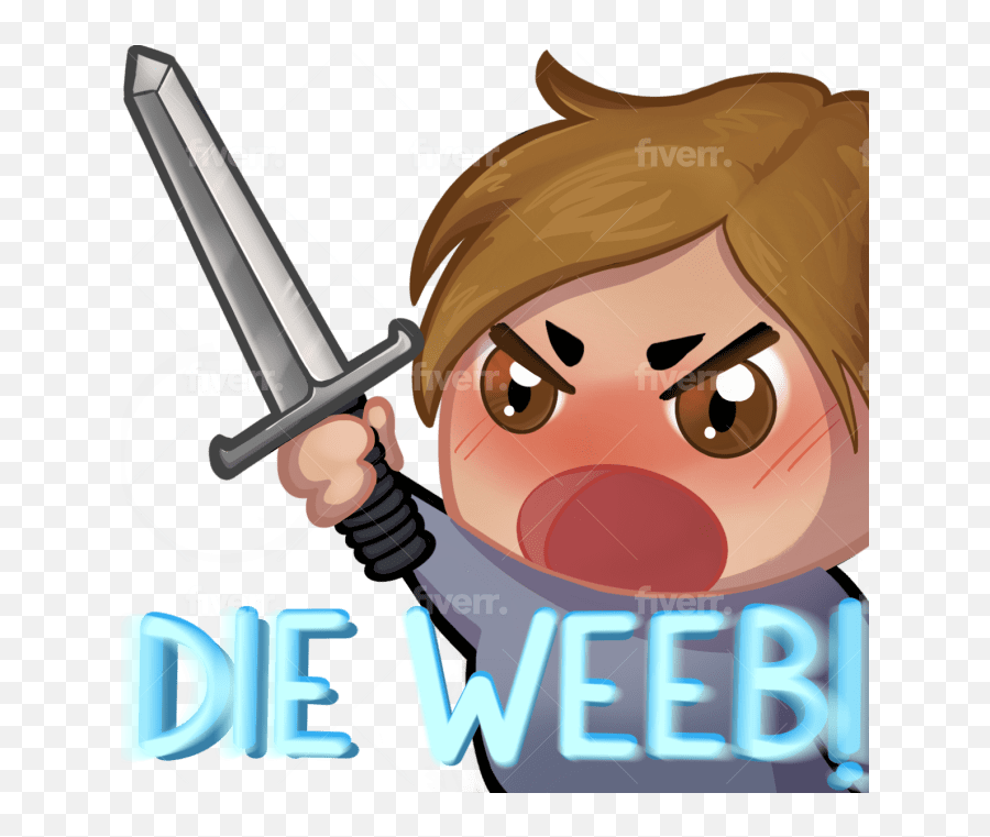 Create Exclusive Custom Twitch Emotes By Lunieth Fiverr - Collectible Sword Emoji,Twitch Emotes Png