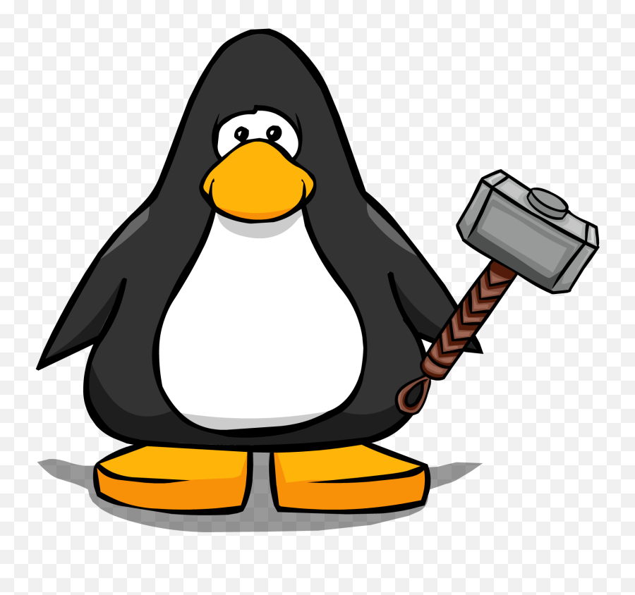 Mjolnir Club Penguin Wiki Fandom - Club Penguin Penguin Original Emoji,Mjolnir Png