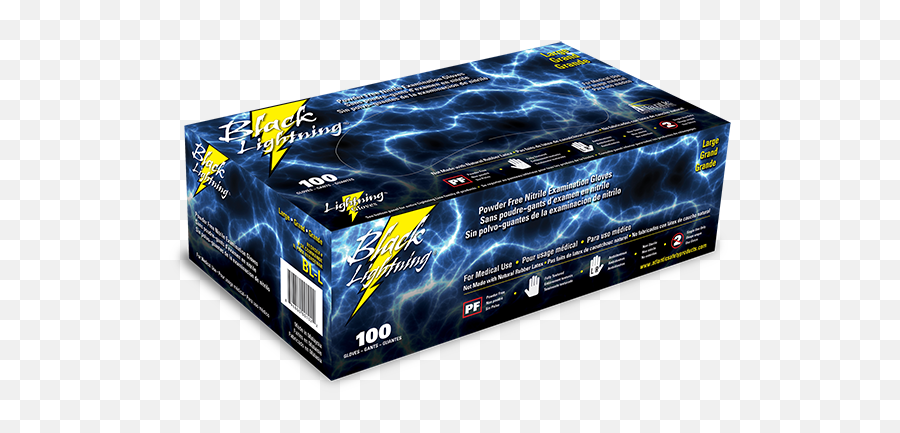 Buy Blue Lightning Powder - Free Extended Cuff Latex Exam Emoji,Blue Lightning Png