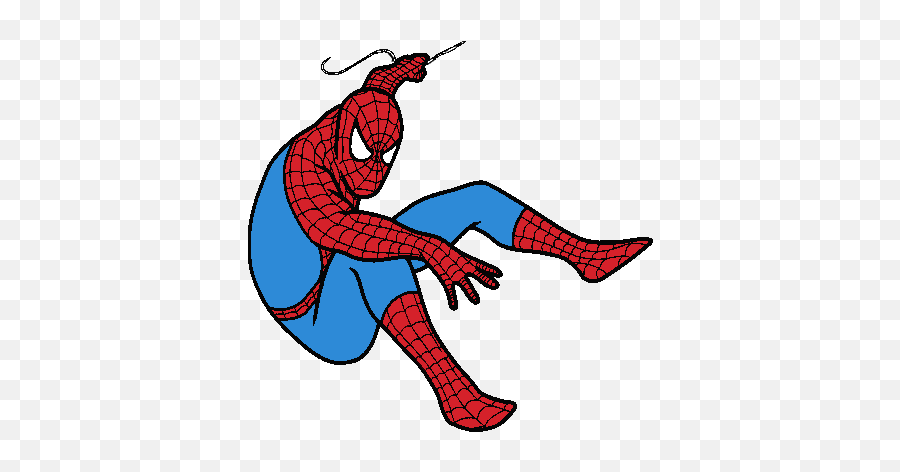 Spiderman Clipart Free Download Gif - Cartoon Spiderman Clipart Emoji,Spiderman Clipart