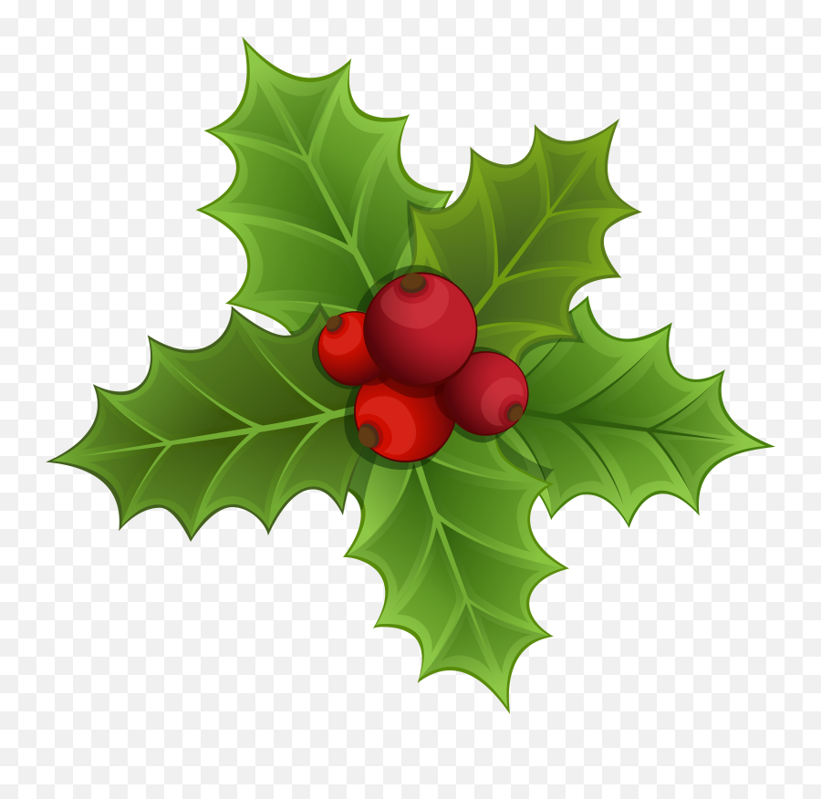 Free Transparent Common Holly Png - Transparent Background Mistletoe Clipart Emoji,Holly Clipart