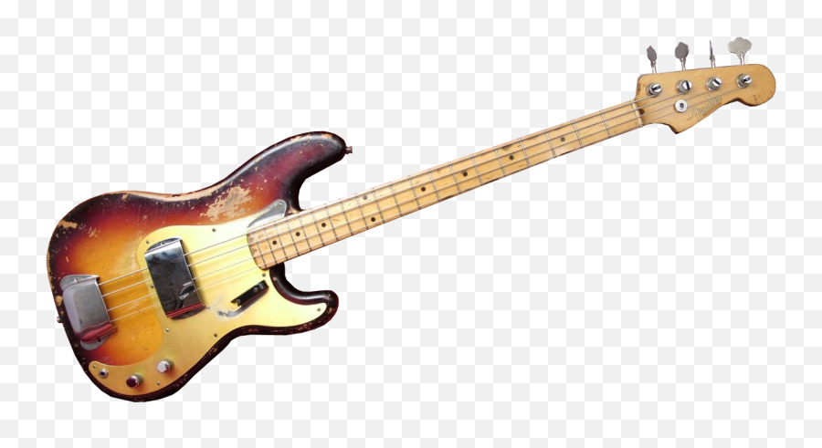 Download Bass Guitar Png Image Hq Png - Fender Precision Bass Png Emoji,Guitar Png