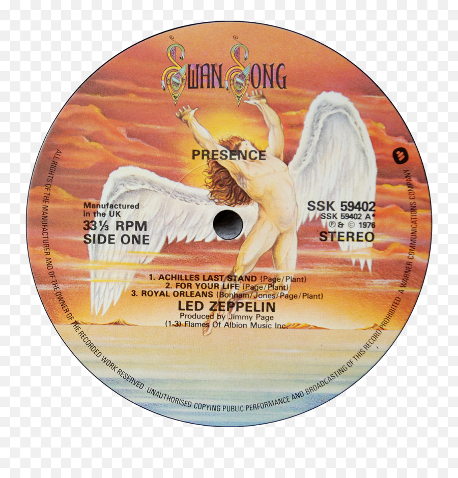 Ssk 59402 - Swan Song Label Emoji,Led Zeppelin Logo