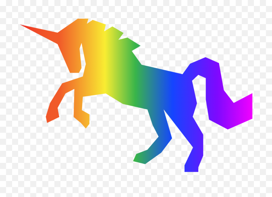 Rainbow Unicorn Transparent Clipart Unicorn Clip Art - Portable Network Graphics Emoji,Unicorn Silhouette Clipart