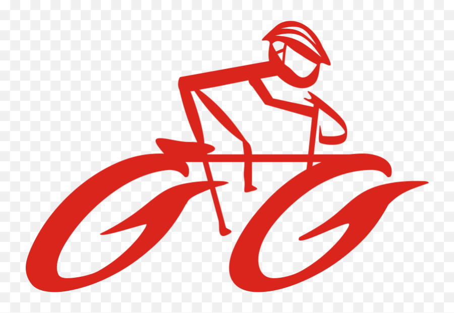 Racing Bike Clip Art Free - Clip Art Library Bicycle Logo Png Red Emoji,Bicycle Clipart