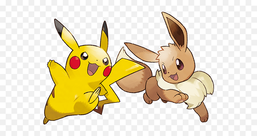 Pikachu And Eevee And 2 More - Eevee Pokemon Transparent Background Emoji,Eevee Transparent