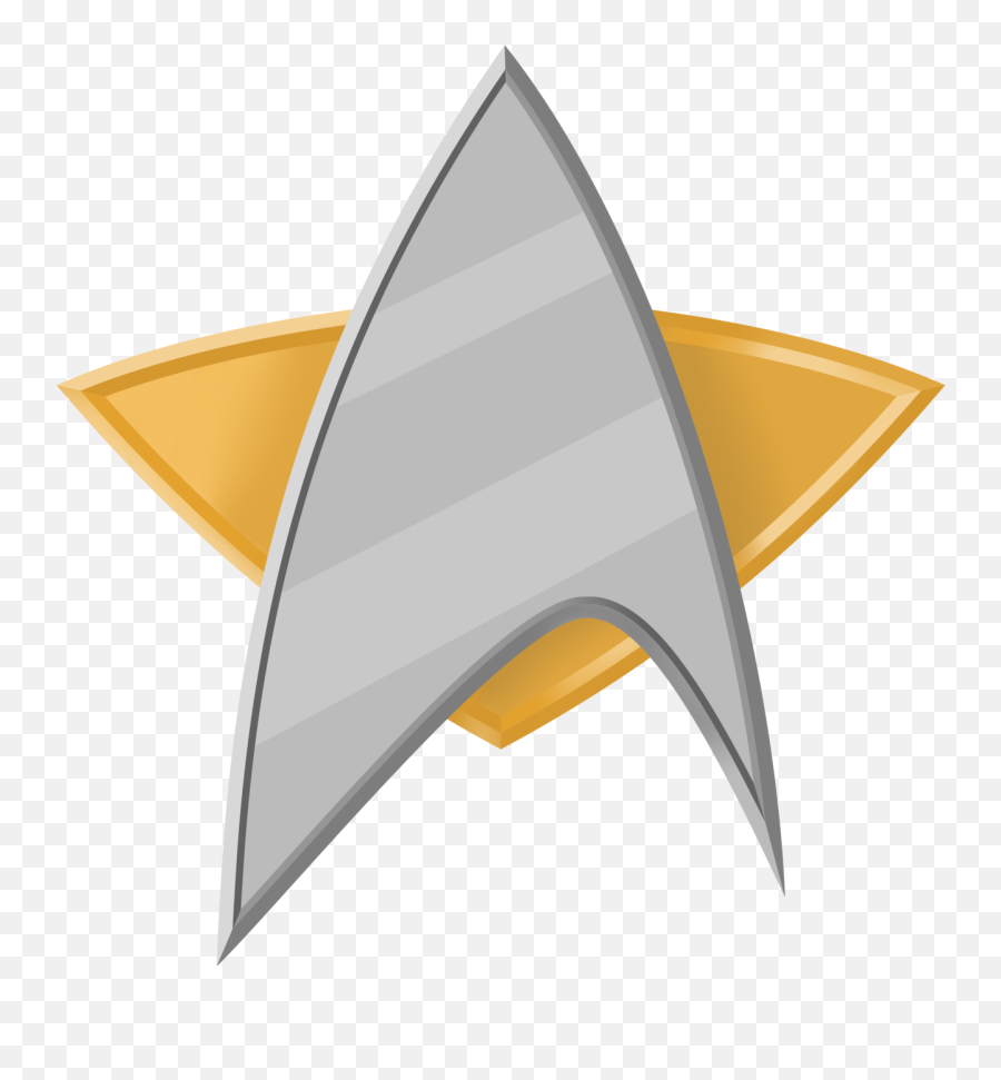 Star Shaped Starfleet Insignia - Next Generation Starfleet Insignia Emoji,Star Trek Federation Logo