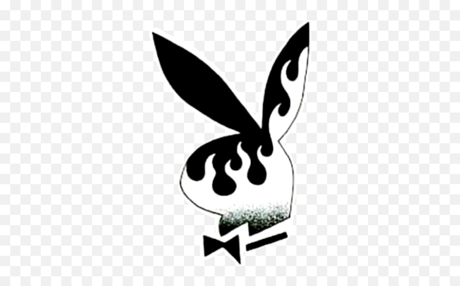 Playboy Bunny Fire Flame Flames Sticker By Clea - Icon Playboy Emoji,Playboy Logo