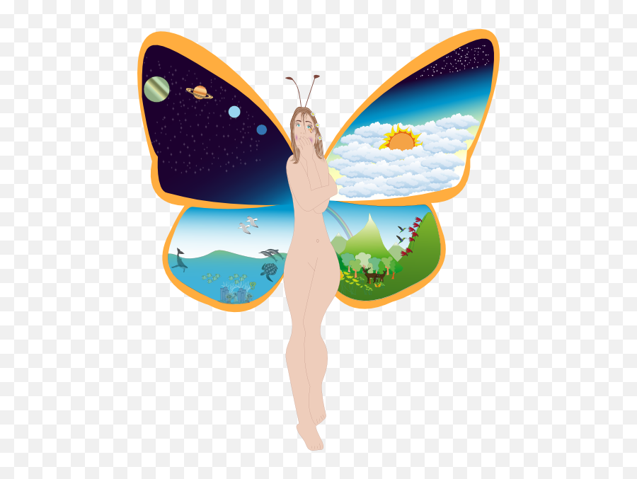 Butterfly Life Clipart I2clipart - Royalty Free Public Fairy Emoji,Butterflies Clipart