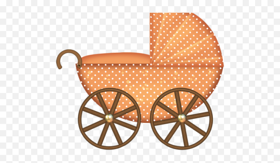Orange Clipart Baby Carriage Emoji,Baby Carriage Clipart