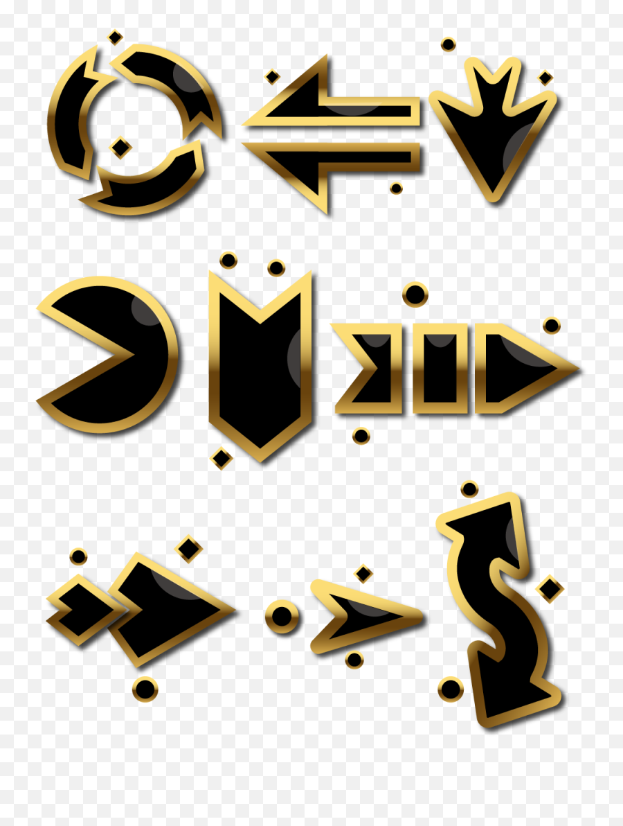 Gold Arrow Png Emoji,Gold Arrow Png
