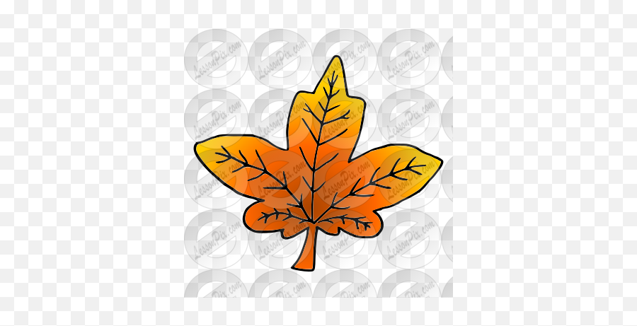 Fall Leaf Picture For Classroom Therapy Use - Great Fall Emoji,Autumn Leaf Clipart