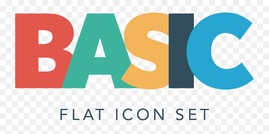 Basic Flat Icons U2014 A Set Of 100 Multipurpose Vector Icons Emoji,Basic Logo