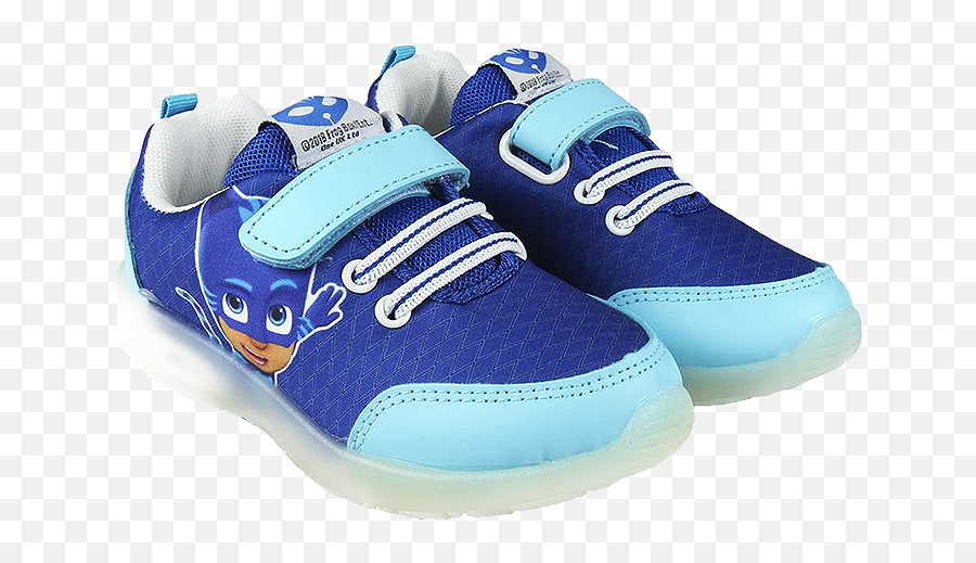 1 Di 7 Pj Masks Shoes Flashing Leds In Sole Licensed - Shoe Emoji,Baby Shoes Png