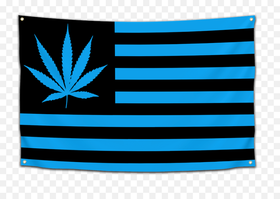 Weed America Flag - Collegewares Smoking Frat Flags For Emoji,Uruguay Flag Png