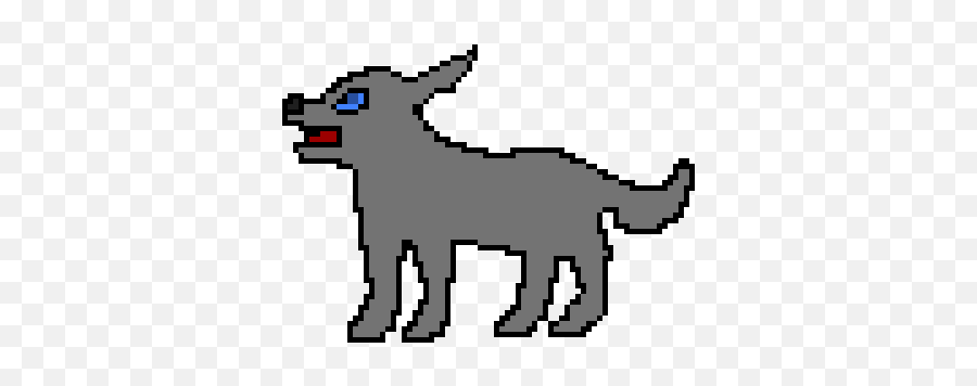 Wolf Pixel Art Maker Emoji,Wolf Transparent Background