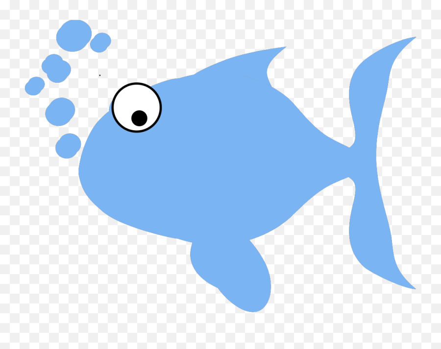 Light Blue Fish Svg Clip Arts Download - Download Clip Art Emoji,Fish Png Clipart