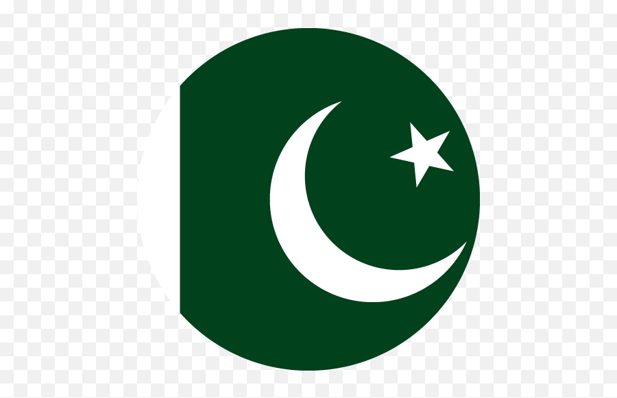 Vector Country Flag Of Pakistan - Circle Vector World Flags Emoji,Star Circle Png