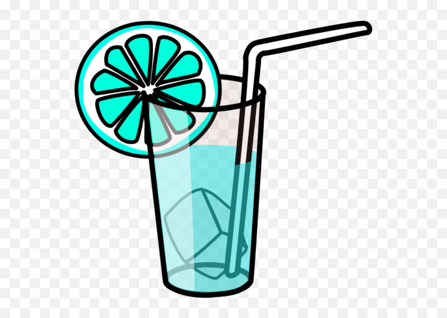 Lemonade Glass Vector Clipart Free Image Download Emoji,Straws Clipart