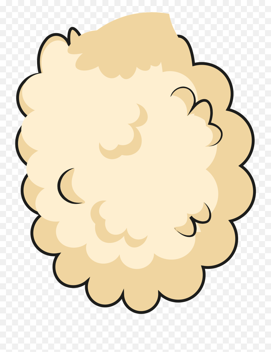 Sheep Body Fur Clipart Free Download Transparent Png - Dot Emoji,Body Clipart
