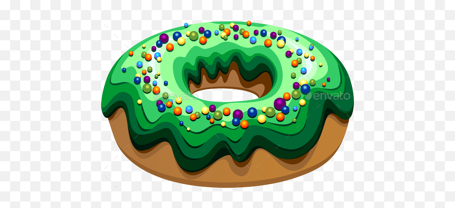 Donuts 6 Flavours Set - Art Emoji,Donut Png