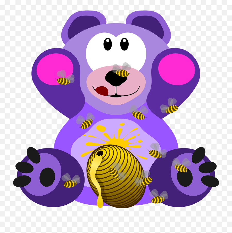 Bear With Beehive Clipart - Cuento Del Oso Hambriento Emoji,Beehive Clipart