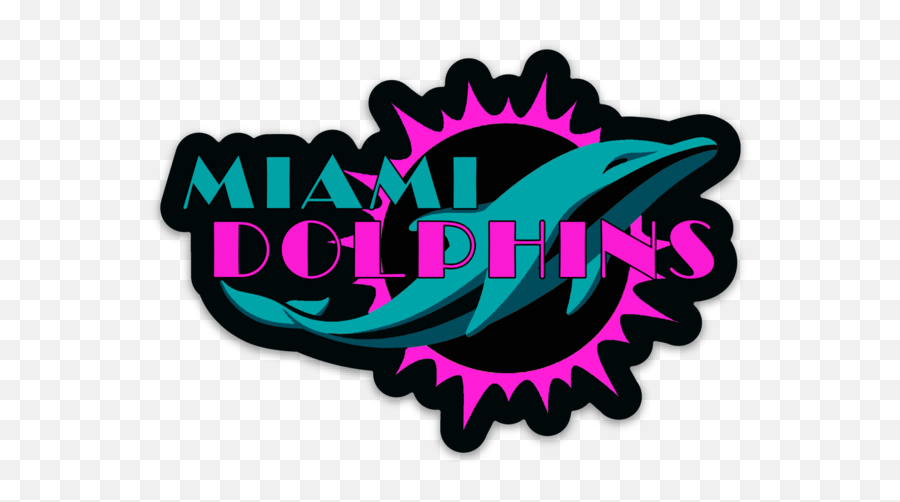 Miami Dolphins Miami Vice Theme Logo - Miami Dolphins Miami Vice Logo Emoji,Miami Dolphins Logo