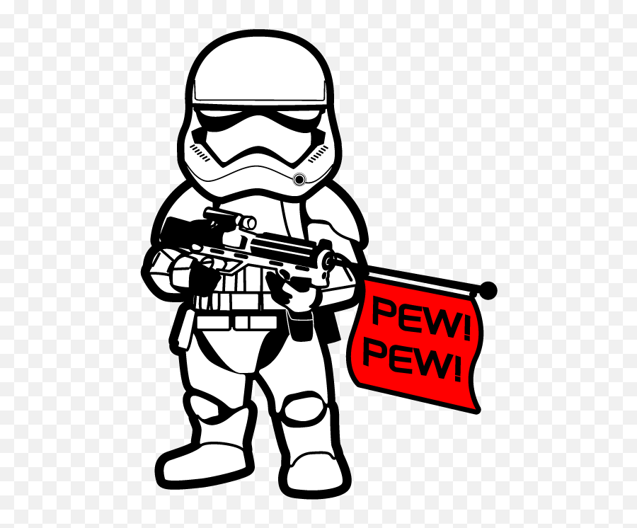 Free Disney Star Wars Svg - Novocomtop Star Wars Stormtrooper Pew Pew Emoji,Darth Vader Clipart