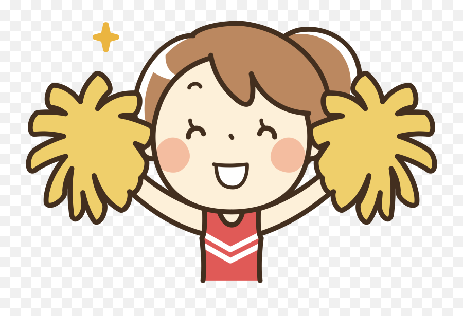 Cheerleader Megaphone Png - Cheerleader Clipart Emoji,Cheer Megaphone Clipart