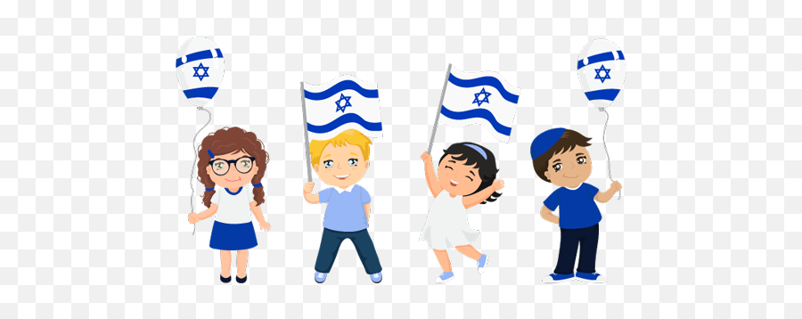 Jewish Education In Staten Island Little Star Preschool - Israel Independence Day Clipart Emoji,100th Day Of School Clipart